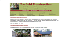 Desktop Screenshot of barfieldconstruction.com